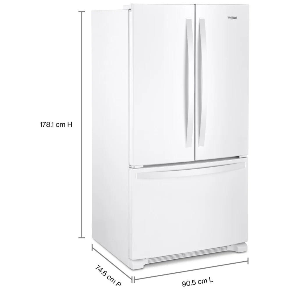 Whirlpool WRFC2036RW French Door Refrigerator
