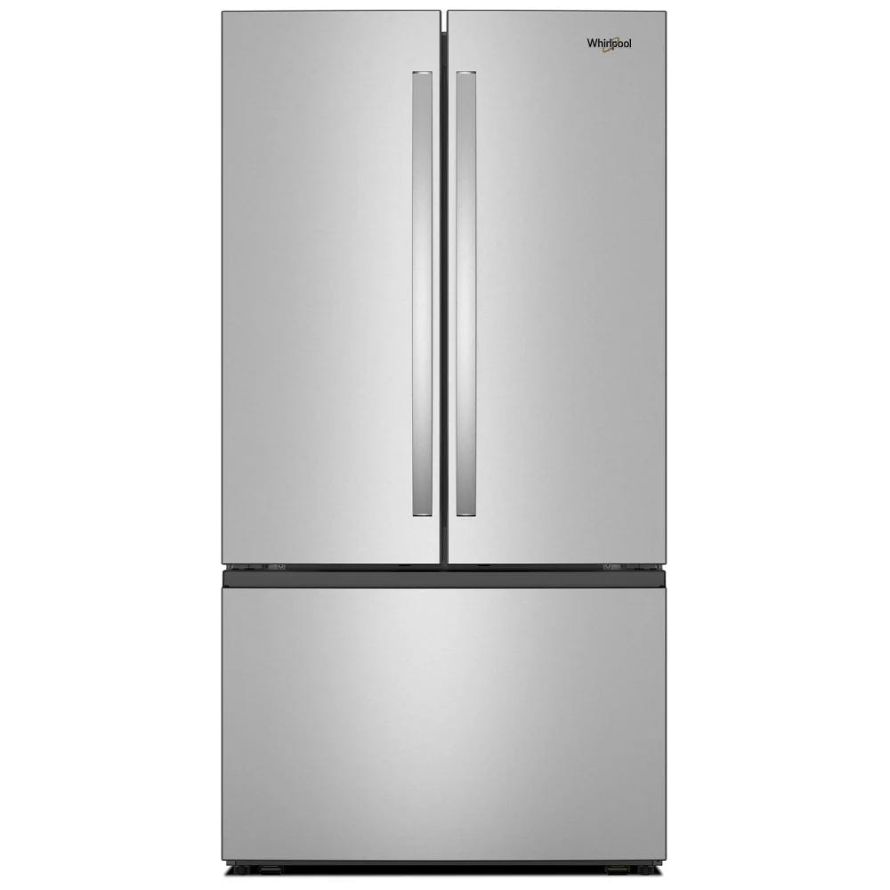 Whirlpool WRFF3336SZ French Door Refrigerator, 36 inch Width, ENERGY STAR Certified, 31 cu. ft. Capacity, Water Dispenser (Interior), Ice Dispenser (Freezer Located), FingerPrint Resistant Stainless Steel colour
