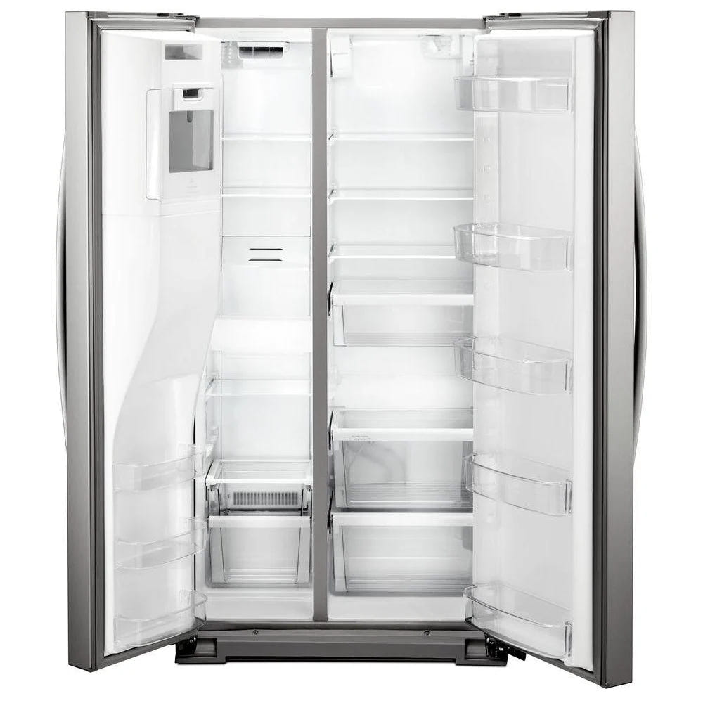 Whirlpool WRS571CIHZ Side by Side Refrigerator, 36 inch Width, Counter Depth, 20.5 cu. ft. Capacity, Water Dispenser (Exterior), Ice Dispenser (Thru Door), Stainless Steel colour