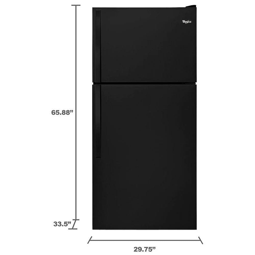 Whirlpool WRT318FZDB Top Freezer Refrigerator