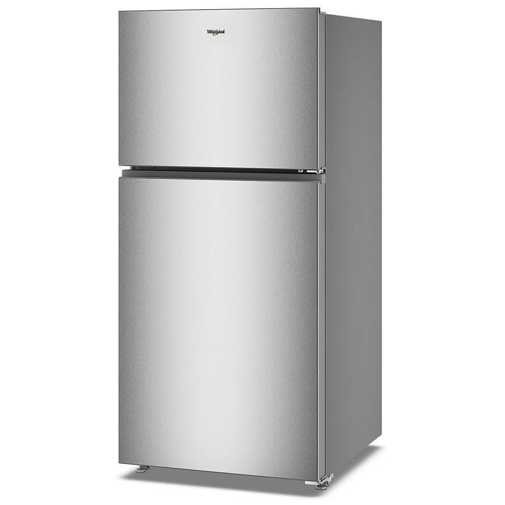 Whirlpool WRTX5419SZ Top Freezer Refrigerator, 30 inch Width, 19 cu. ft. Capacity, Optional Ice Maker (Special Order), ENERGY STAR Certified, FingerPrint Resistant Stainless Finish colour, Flexi-Slide™ Bins, FreshSpace™ Crispers