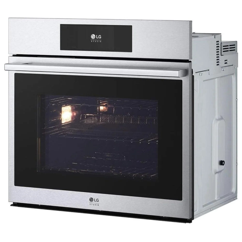 LG STUDIO 4.7 cu. ft. Smart InstaView® Electric Single Built-In Wall Oven with Air Fry & Steam Sous Vide WSES4728F