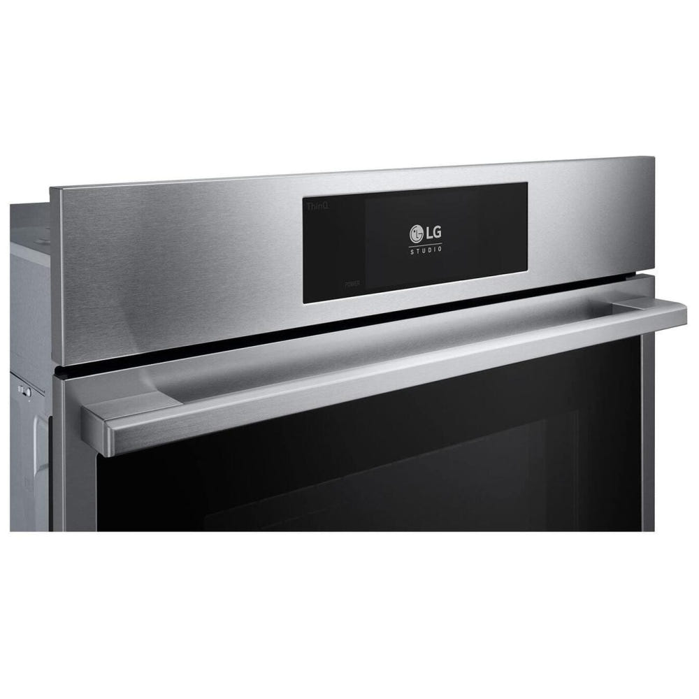 LG STUDIO 4.7 cu. ft. Smart InstaView® Electric Single Built-In Wall Oven with Air Fry & Steam Sous Vide WSES4728F