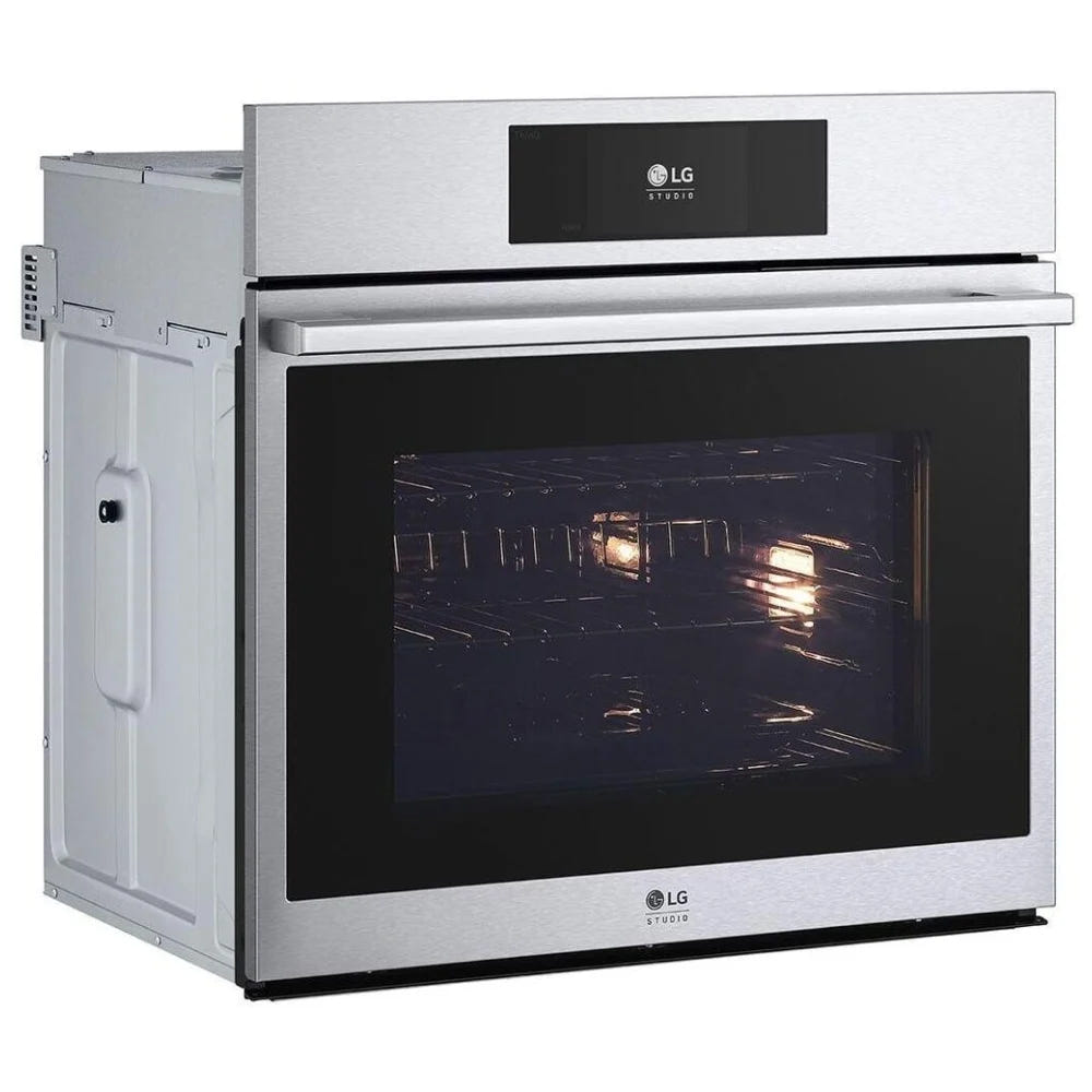 LG STUDIO 4.7 cu. ft. Smart InstaView® Electric Single Built-In Wall Oven with Air Fry & Steam Sous Vide WSES4728F