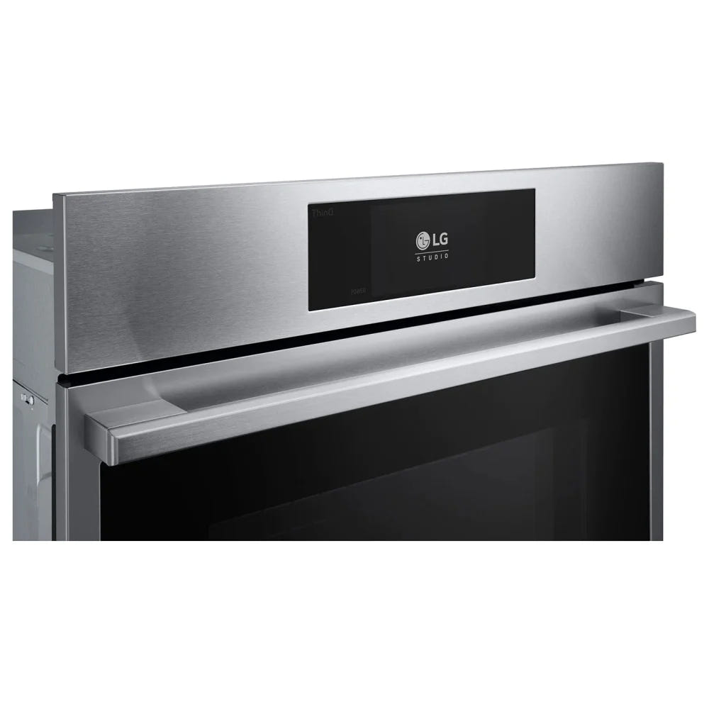 LG STUDIO 4.7 cu. ft. Smart InstaView® Electric Single Built-In Wall Oven with Air Fry & Steam Sous Vide WSES4728F