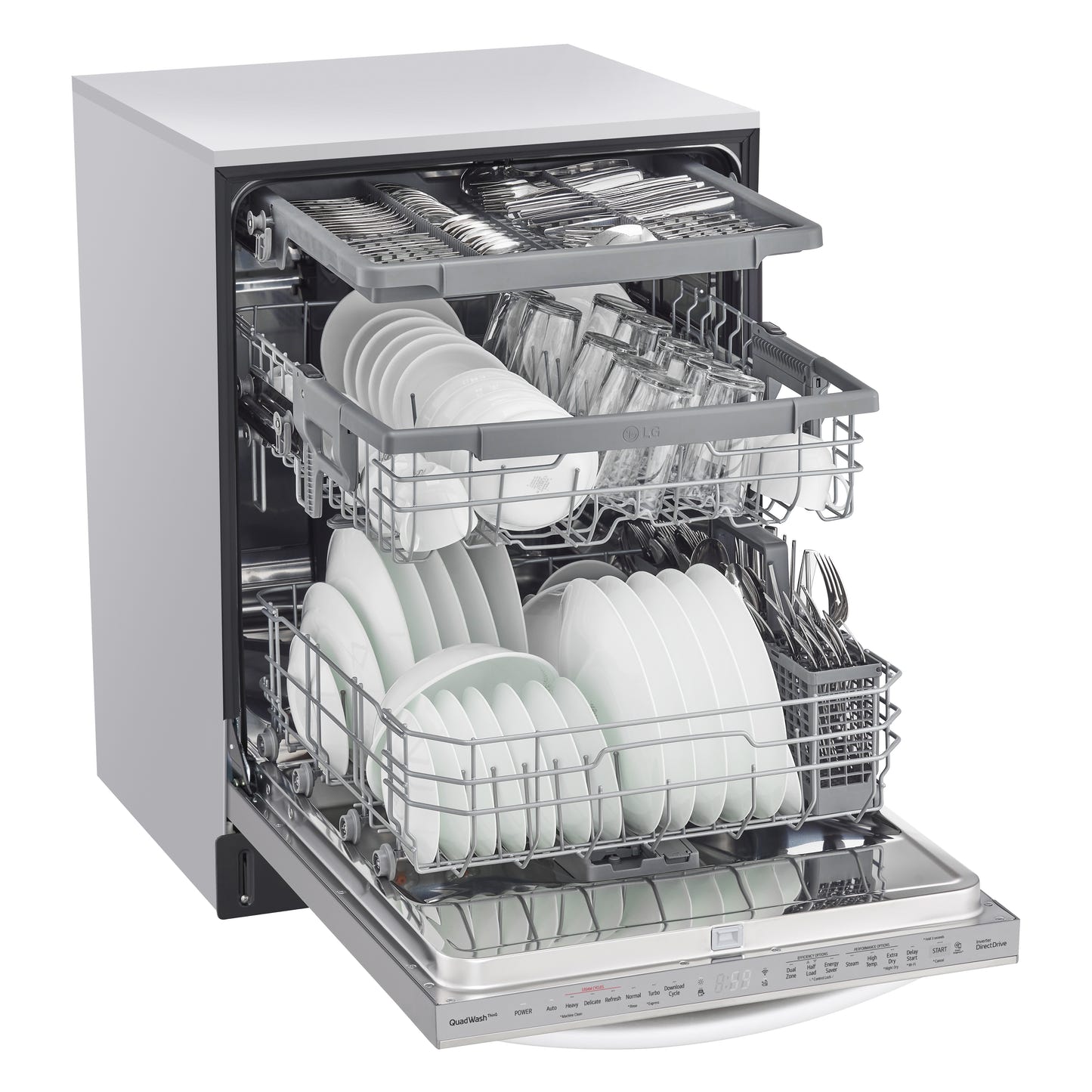 Top Control Wi-Fi Enabled Dishwasher with TrueSteam® and 3rd Rack LDTS5552S