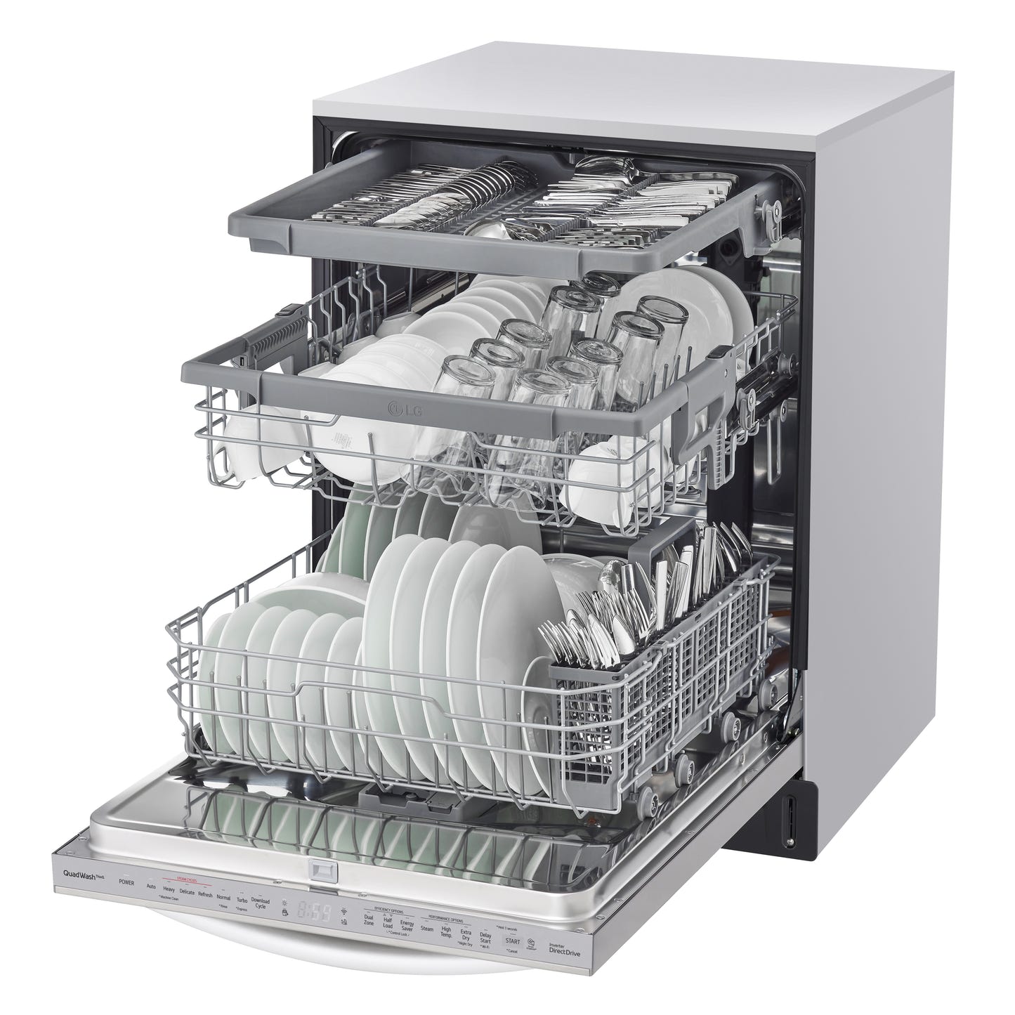 Top Control Wi-Fi Enabled Dishwasher with TrueSteam® and 3rd Rack LDTS5552S