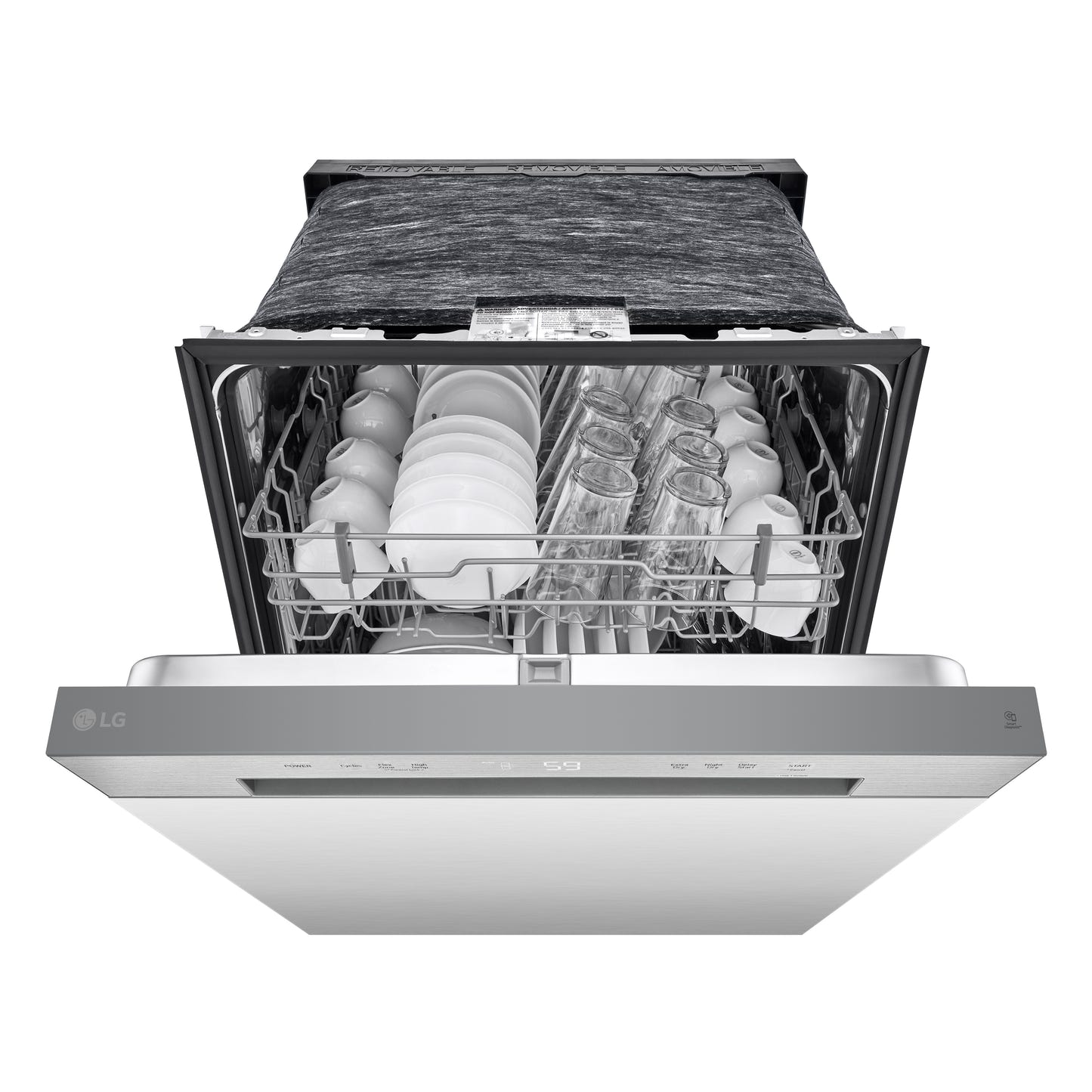 Front Control Dishwasher with LoDecibel Operation and Dynamic Dry™ LDFC2423V
