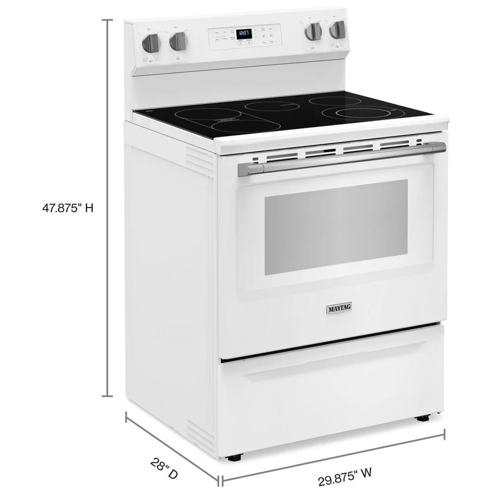 Maytag YMFES6030RW Electric Ranges
