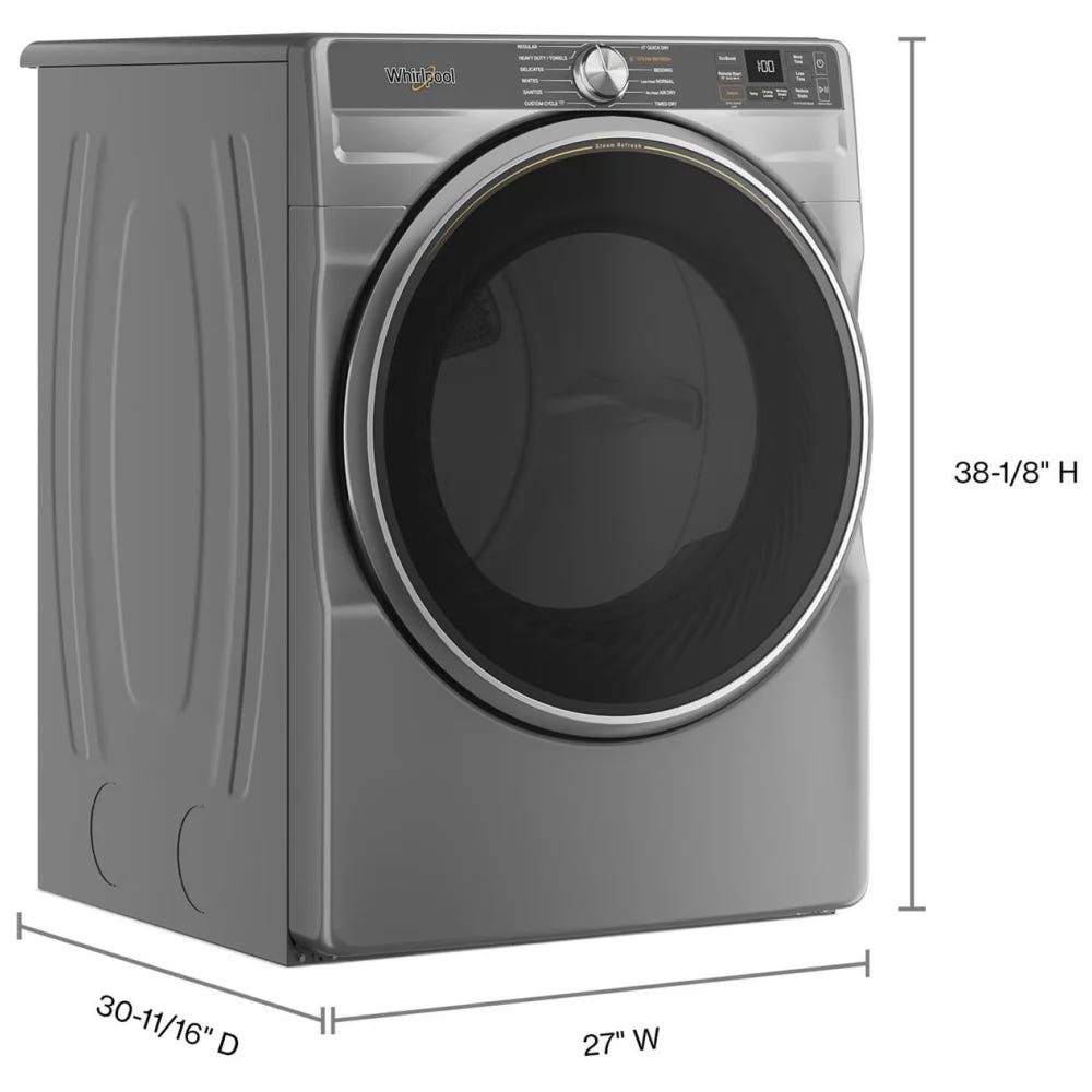 Whirlpool YWED6720RR Electric Dryer
