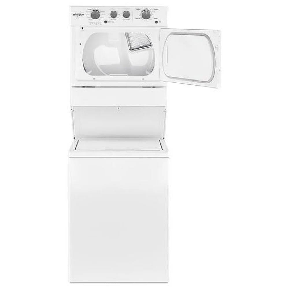 Whirlpool YWET4027HW 27 1/4 inch Width Washer & Dryer Set
