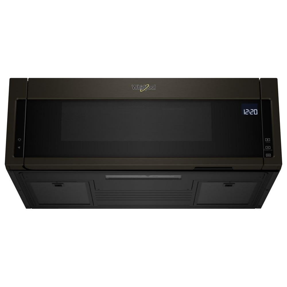 Whirlpool YWML75011HV Over the Range Microwave, 30 inch Exterior Width, 1.1 cu. ft. Capacity, 400 CFM, 1000 W Watts, LED, 10 5/16 inch Height, Black Stainless Steel colour