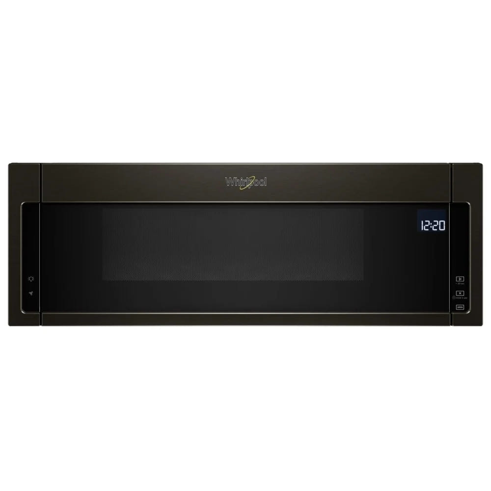 Whirlpool YWML75011HV Over the Range Microwave, 30 inch Exterior Width, 1.1 cu. ft. Capacity, 400 CFM, 1000 W Watts, LED, 10 5/16 inch Height, Black Stainless Steel colour