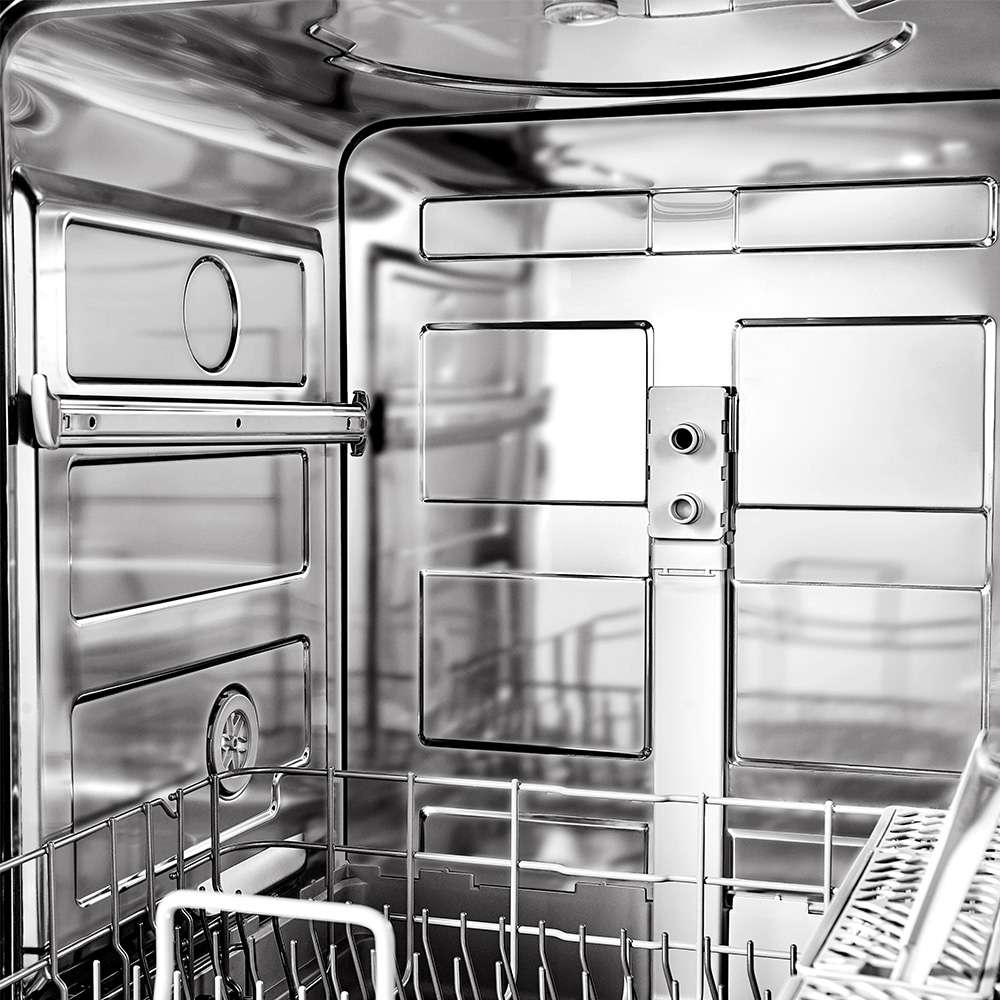 Midea MDF24P2BWW 24” Front Control Hybrid Tub Dishwasher in White