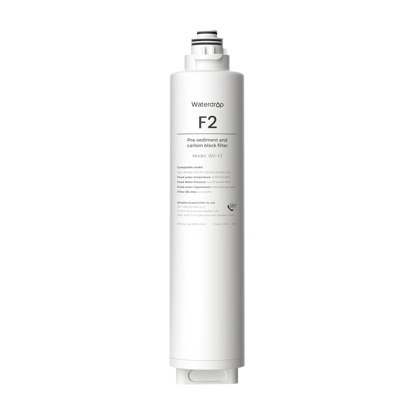F2 Filter for Waterdrop X Series Reverse Osmosis System