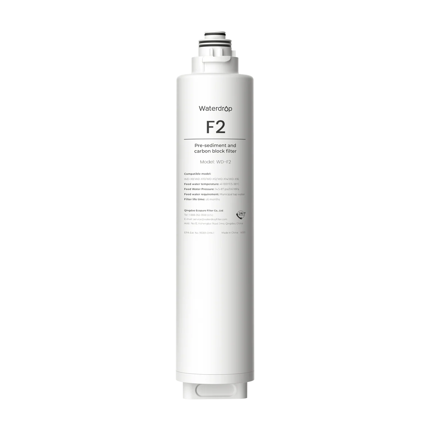 F2 Filter for Waterdrop X Series Reverse Osmosis System