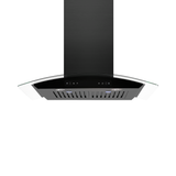 Amsterdam 800CFM 36'' Black Stainless Steel Wall Mount Range Hoods