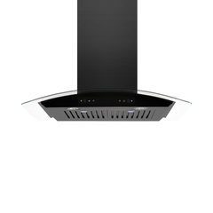 Amsterdam 800CFM 36'' Black Stainless Steel Wall Mount Range Hoods