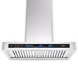 Hamburg 1000CFM 30'' Stainless Steel Wall Mount Voice Control DC Motor Range Hoods