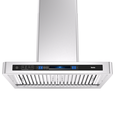 Hamburg 1000CFM 30'' Stainless Steel Wall Mount Voice Control DC Motor Range Hoods