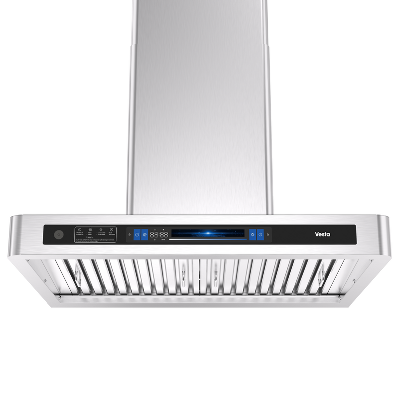 Hamburg 1000CFM 30'' Stainless Steel Wall Mount Voice Control DC Motor Range Hoods