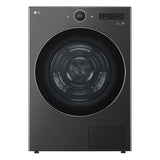 LG DLHC6702B 7.8 cu.ft 6-Motion DirectDrive Dryer with Heat Pump Electric Dryer front view