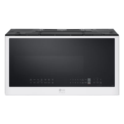 LG STUDIO Essence White 2.0 cu.ft. Smart Over-the-Range Microwave Oven MVES2033N