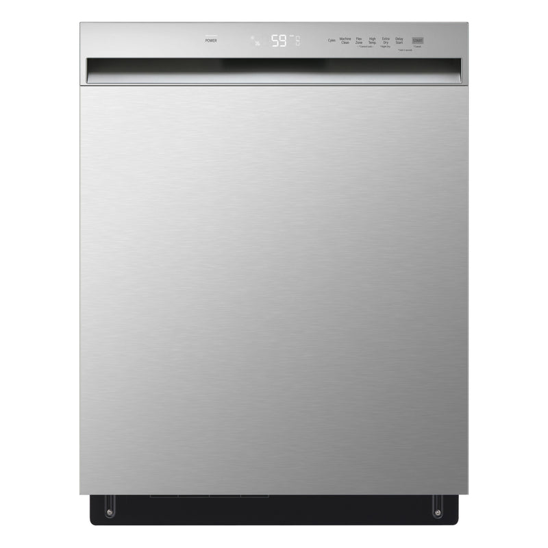 LG LDFC3532S Dishwasher, 24 inch Exterior Width, 50 dB Decibel Level, Full Console, Stainless Interior, 5 Wash Cycles, 15 Capacity (Place Settings), 3 Loading Racks, Stainless Steel colour