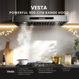 Vesta Paris 900 CFM 30" SS Wall Mount Range Hood