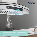 Amsterdam 800CFM 30'' Stainless Steel Wall Mount Range Hoods