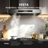 Vesta Paris 900 CFM 36" Stainless Steel Wall Mount Range Hood