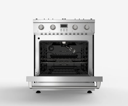 Alberta 30'' Stainless Steel Professional Freestanding Full Gas Range