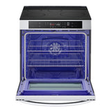 LG LSIL6332FE 6.3 cu. ft. Smart Induction Slide-in Range with Convection and Air Fry front open view 1