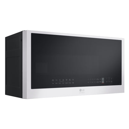 LG STUDIO Essence White 2.0 cu.ft. Smart Over-the-Range Microwave Oven MVES2033N