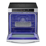 LG LSIL6332FE 6.3 cu. ft. Smart Induction Slide-in Range with Convection and Air Fry front open view 2