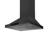 Vesta Brussels 800CFM 30'' Black Stainless Steel Wall Mount Range Hood