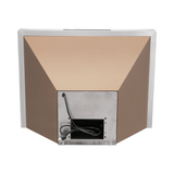Vesta Brussels 36" Gold Stainless Steel 800 CFM Wall Mount Range Hood