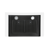 Amsterdam 800CFM 36'' Black Stainless Steel Wall Mount Range Hoods