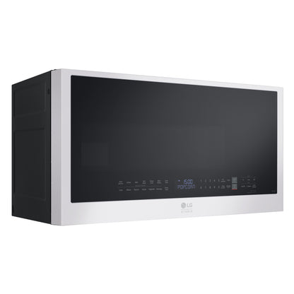 LG STUDIO Essence White 2.0 cu.ft. Smart Over-the-Range Microwave Oven MVES2033N