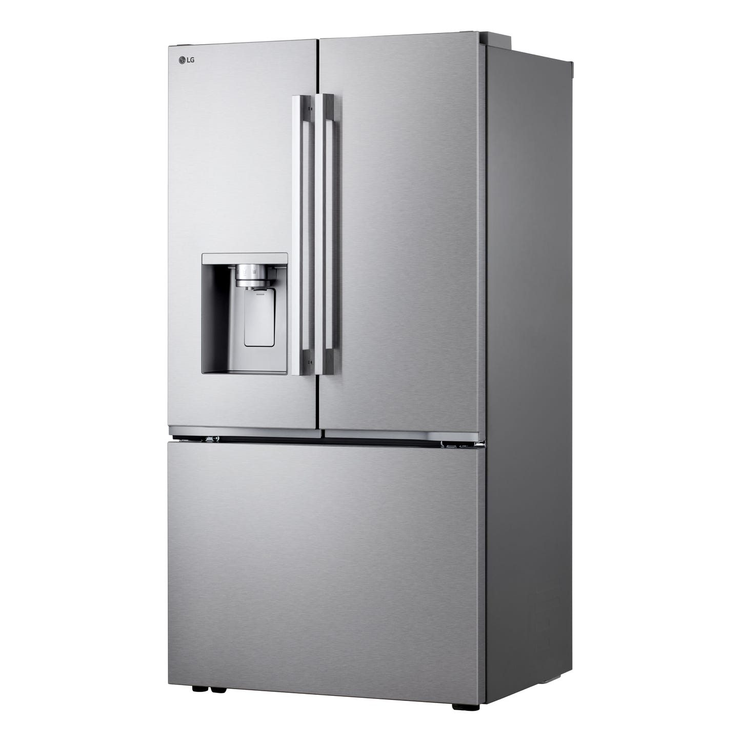 LG LF24Z6530S Bottom Freezer Counter Depth French Door Built In Refrigerator
