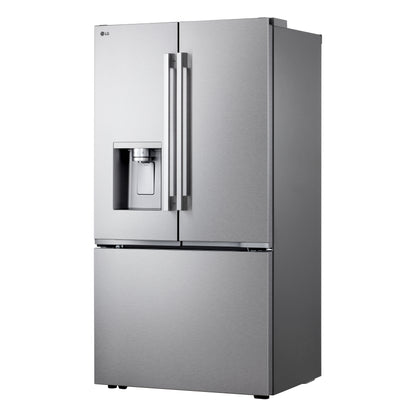 LG LF24Z6530S Bottom Freezer Counter Depth French Door Built In Refrigerator