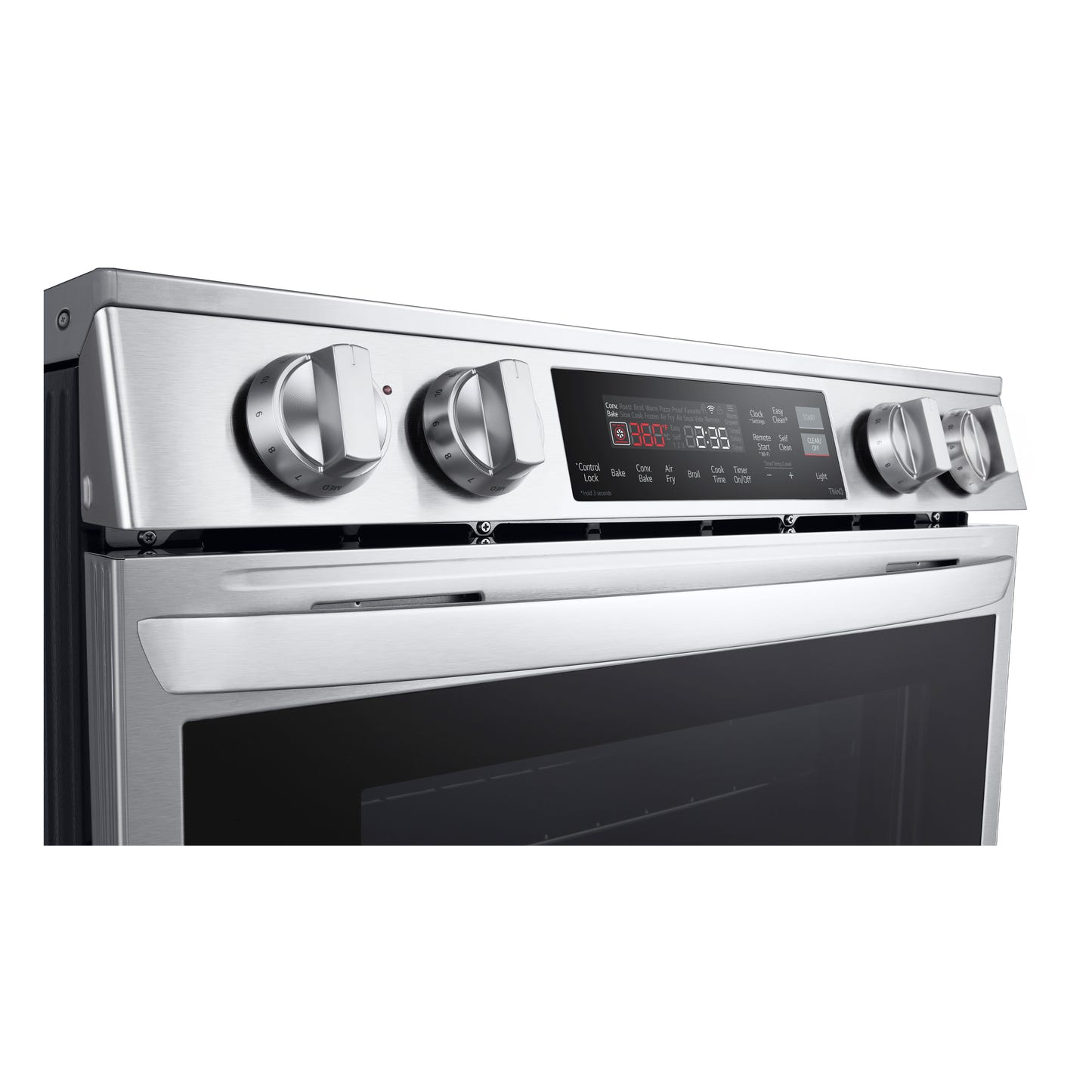 6.3 立方英尺智能感应滑入式炉灶，配备 ProBake Convection® 和 Air Fry LSIL6334F