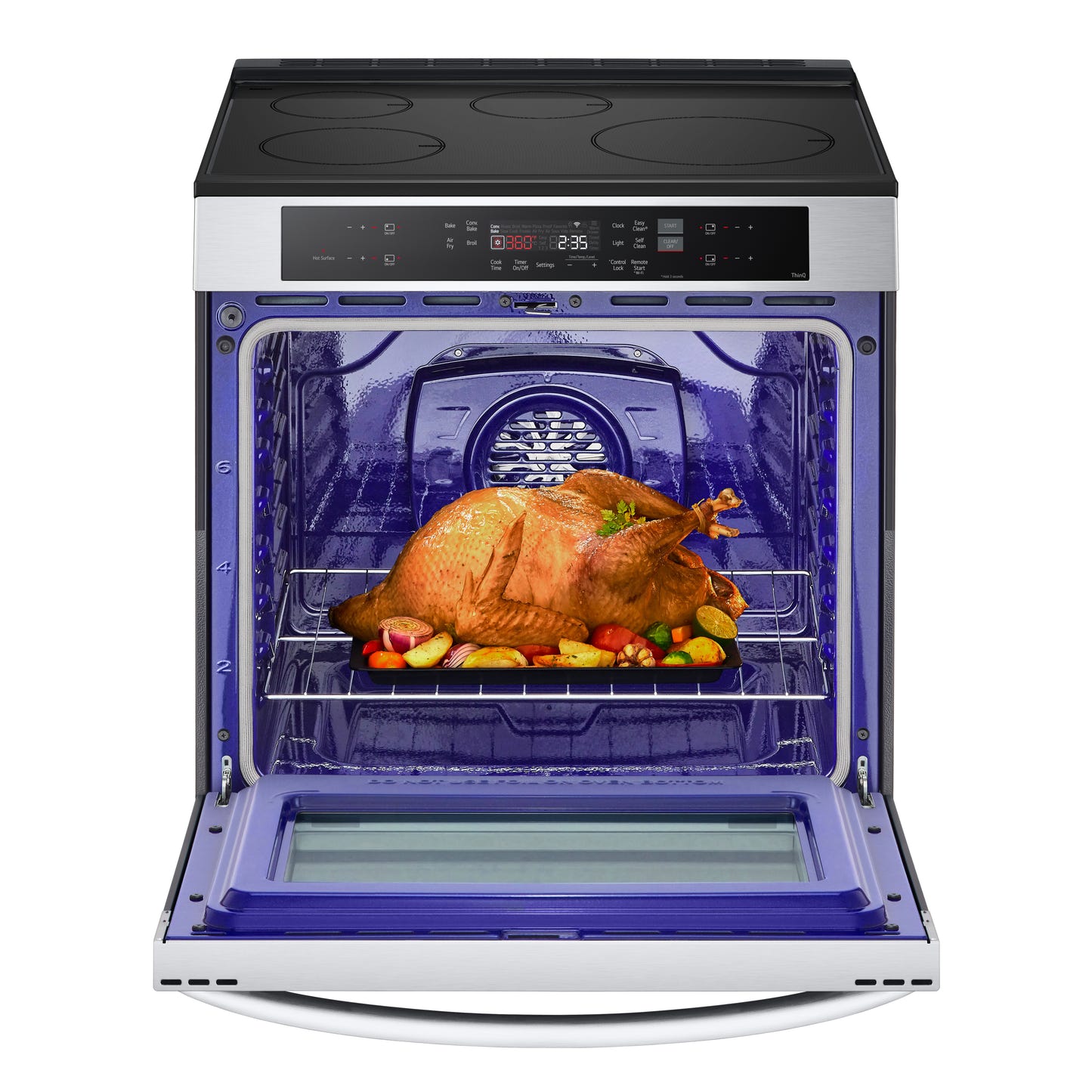 6.3 cu. ft. Smart Induction Slide-in Ranges with Convection and Air Fry LSIL6332FE