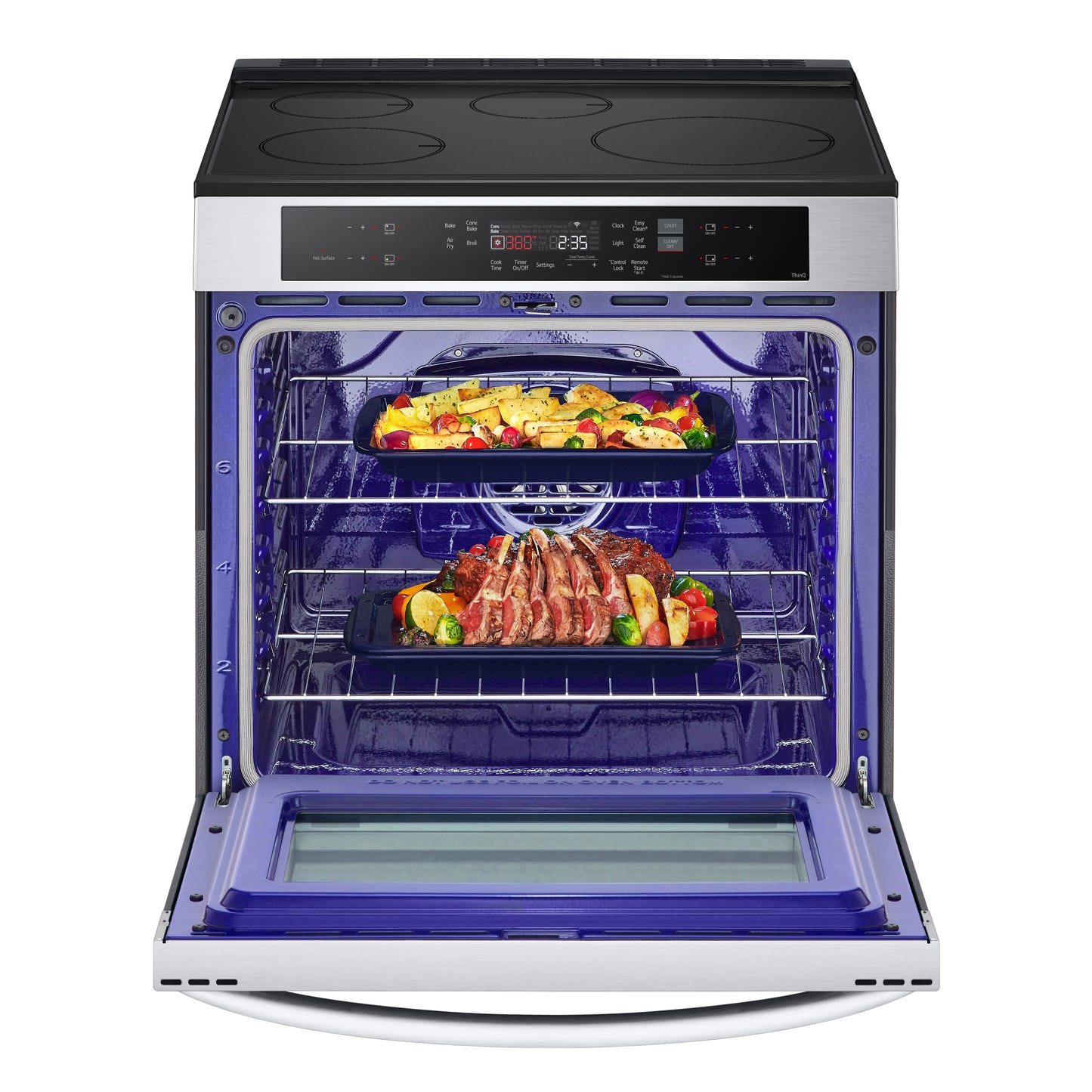 6.3 cu. ft. Smart Induction Slide-in Ranges with Convection and Air Fry LSIL6332FE