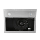 Vesta Charlotte 500 CFM Under Cabinet Range Hood in Stainless Steel