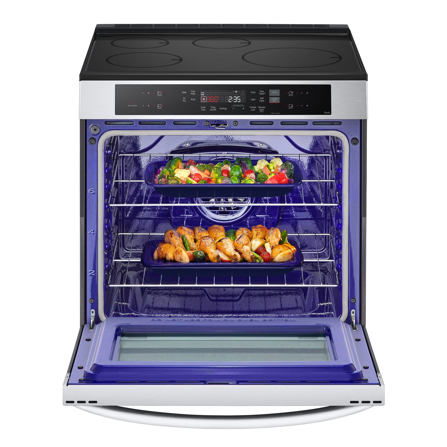 6.3 cu. ft. Smart Induction Slide-in Ranges with Convection and Air Fry LSIL6332FE