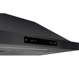 Vesta Brussels 800CFM 30'' Black Stainless Steel Wall Mount Range Hood