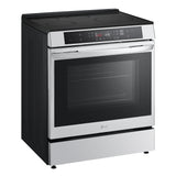 LG LSIL6332FE 6.3 cu. ft. Smart Induction Slide-in Range with Convection and Air Fry left side view