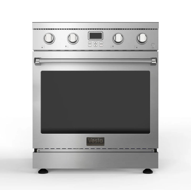 Vesta BC 30” Stainless Steel Professional Freestanding Electric Range