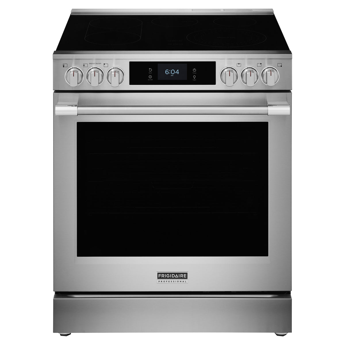 Frigidaire PCFEC085BF Electric Range, 6.2 cu. ft. Capacity, 30 inch Exterior Width, 5 Burners, Stainless Steel colour